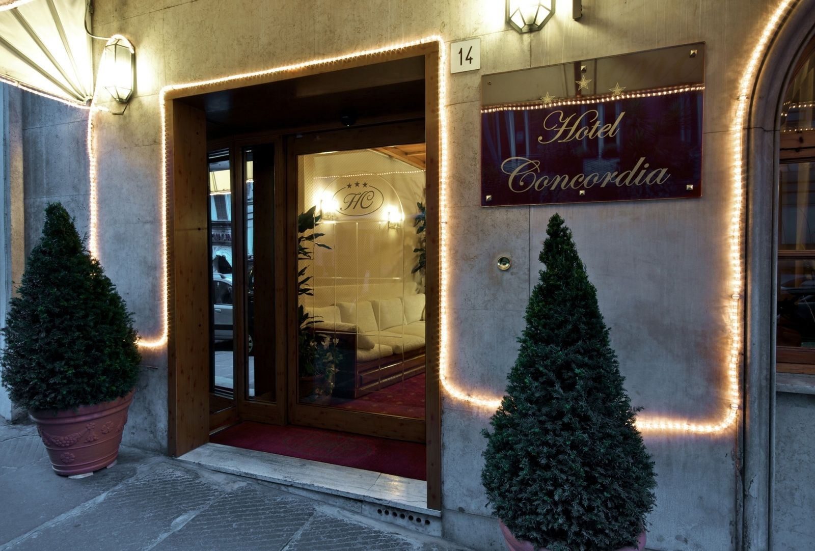 Hotel Concordia Рим Экстерьер фото